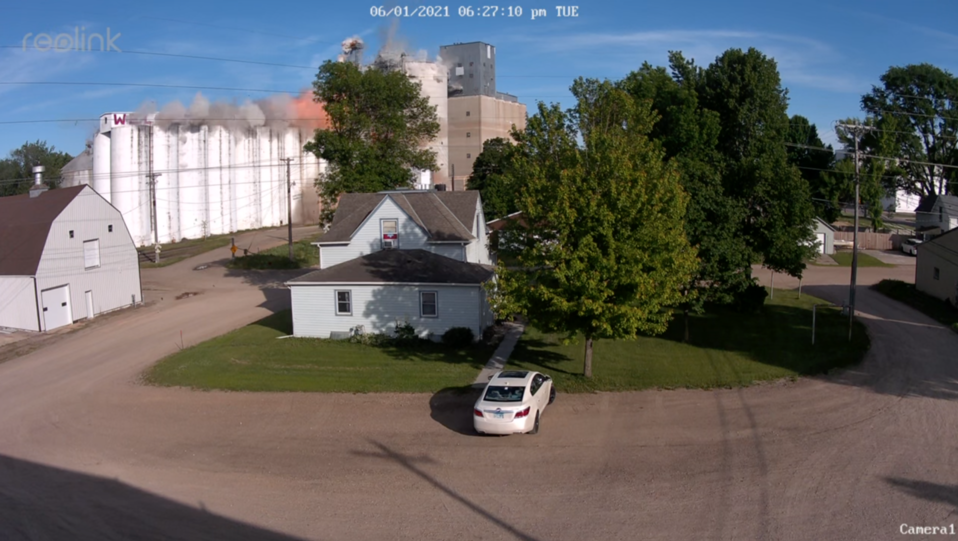 New Ulm grain bin explosion